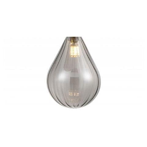 Perie Small Smoked Glass Shade Only