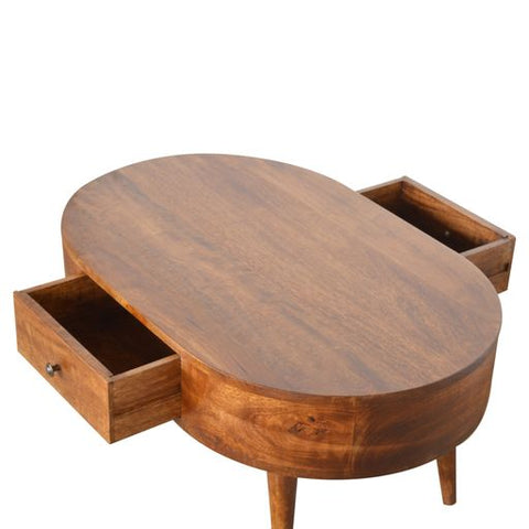 Curve Chestnut Coffee Table