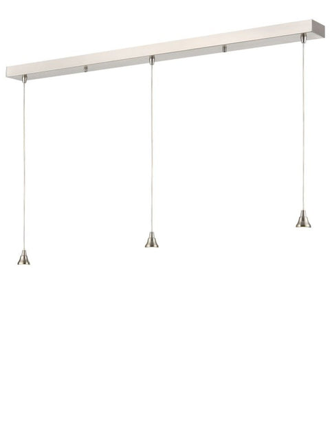 Perie 3 Light Satin Nickel Bar Only
