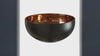 Mixology Small Hammered Black and Copper Bowl