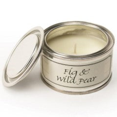 Set of 3 Fig & Wild Pear Paint Pot Candle