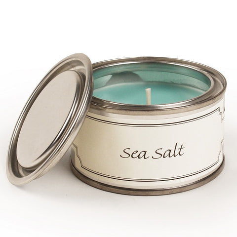 Set of 3 Sea Salt Paint Pot Candle