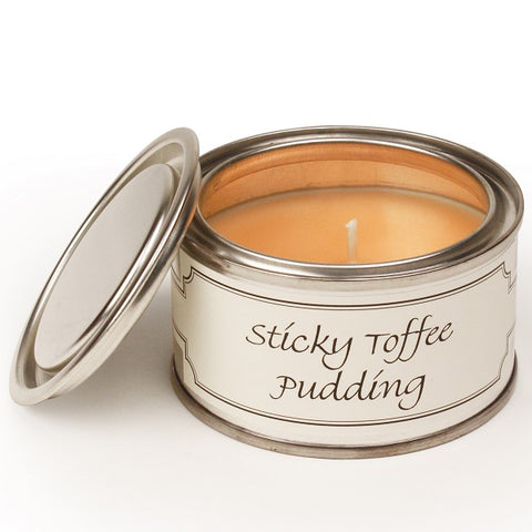 Set of 3 Sticky Toffee Pudding Paint Pot Candle