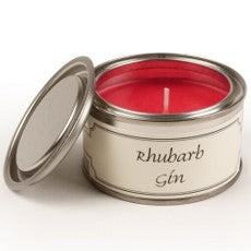 Set of 3 Rhubarb Gin Paint Pot Candle