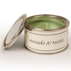 Set of 3 Avocado & Nettle Paint Pot Candle