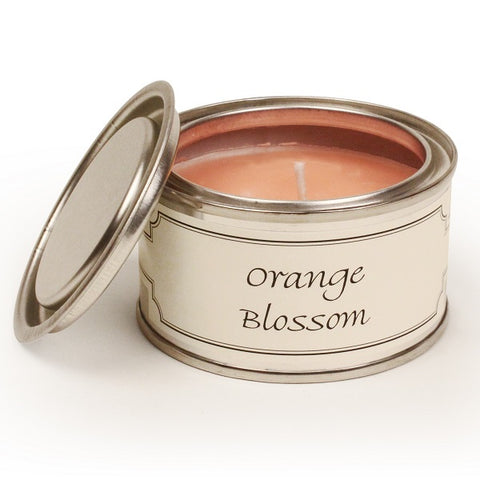 Set of 3 Orange Blossom Paint Pot Candle