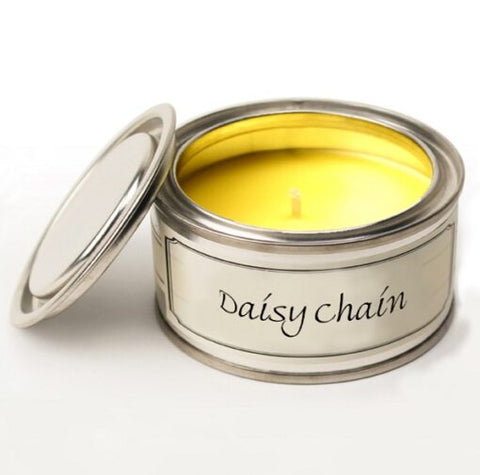 Set of 3 Daisy Chain Paint Pot Candle