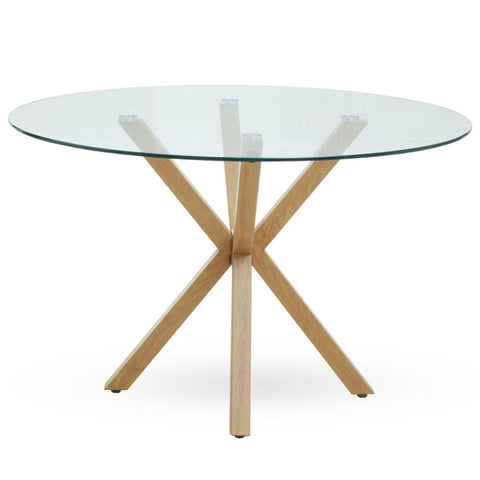 Bolton Dining Table With Ash Wood Legs