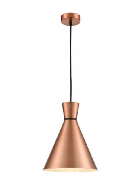 Medium  Lyset Satin Copper Pendant
