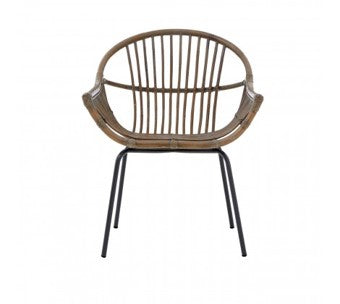 Hagge Grey Wash Rattan Chair