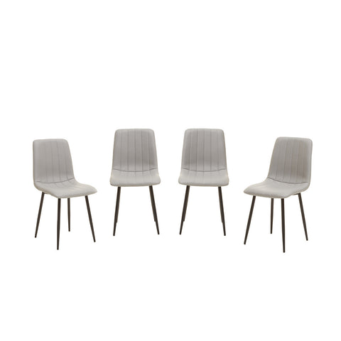 Madison Light Grey Dining Chairs - Set of 4