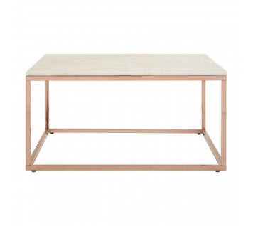 Square Rose Gold Coffee Table